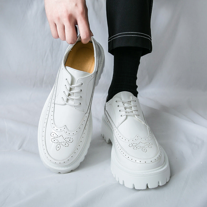 Men's Formal Thick-Soled Leather Shoes - Versatile Style 3