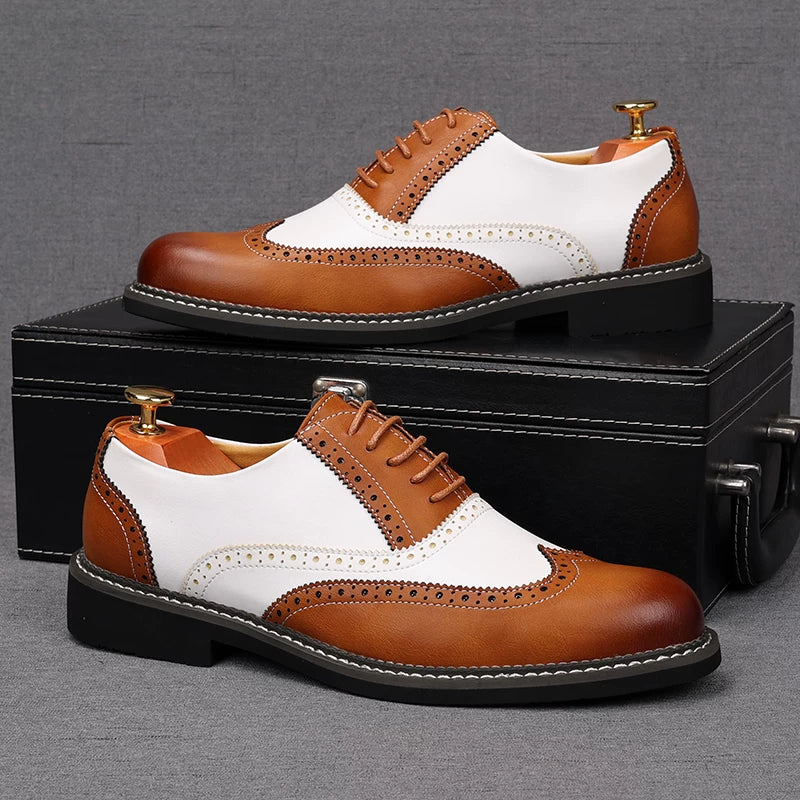 Men's Derby Shoes, Height Increasing, British Style