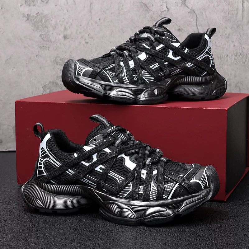 Men's Chunky Sneakers, Height Increasing, Breathable