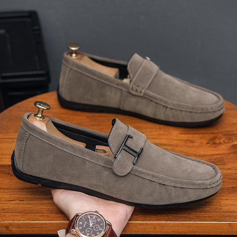 Doudou shoes for men douyin best selling same style autum loafers soft bottom breathable casual slip 3