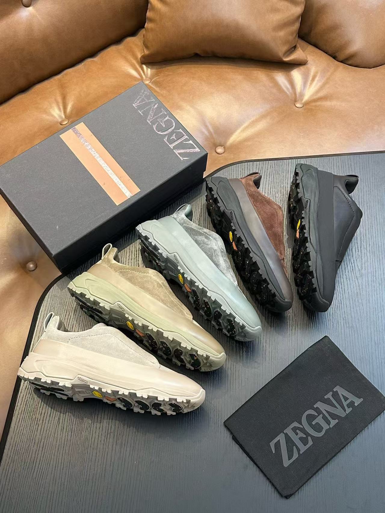 Cross-border zz men's suede casual shoes outdoor sports shoes cross elastic band thick sole light sole low ankle shoes men