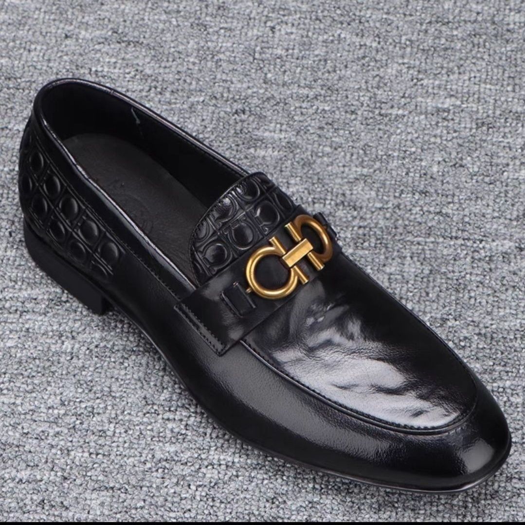 2026 men's new leather shoes: breathable, soft-soled, trendy slip-ons – versatile business casual lo 5