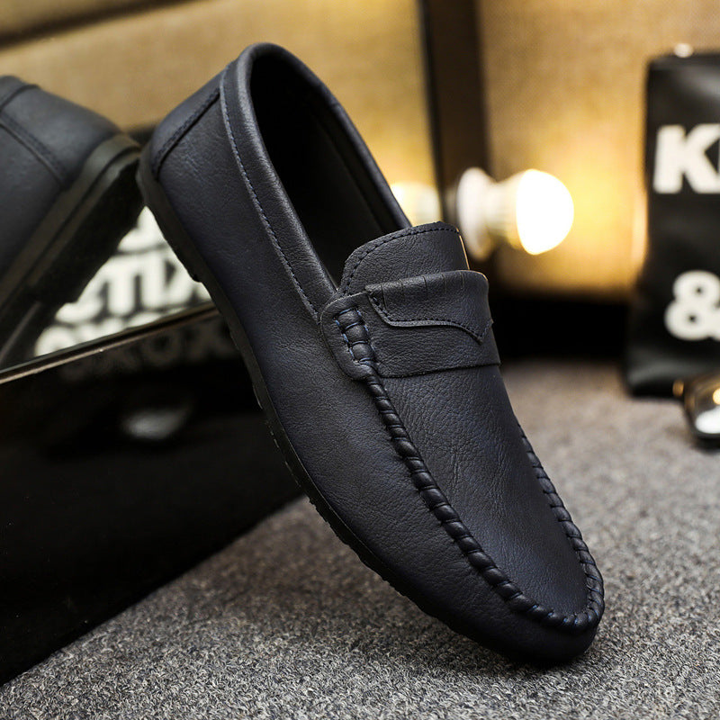 Men's shoes 2024 summer new loafers men's versatile casual shoes Korean version trendy British shoes men's trendy shoes