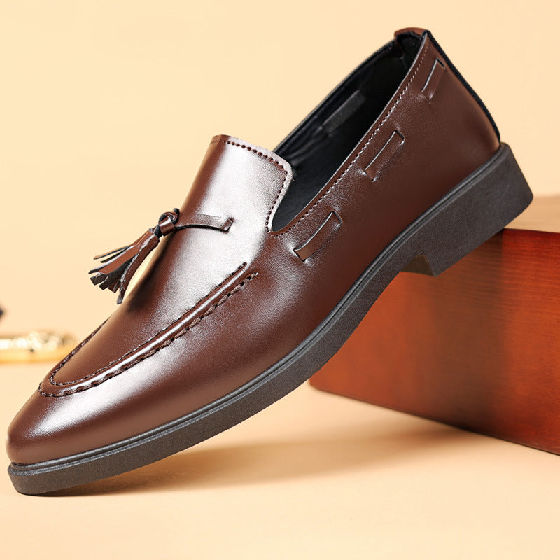 Men's Fringed Loafers - Versatile Leather Design 5