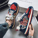 Men's shoes 2026 new spring collection: versatile canvas sneakers with hidden wedge, chunky sole, trendy athletic casual style, and dad shoes