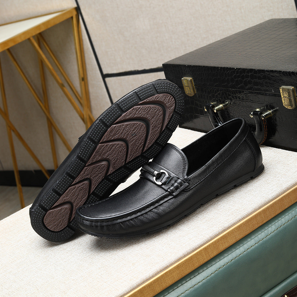 Value-for-money, ultra-soft, single-layer cowhide moccasins – new 2026 spring/summer collection. sli 11