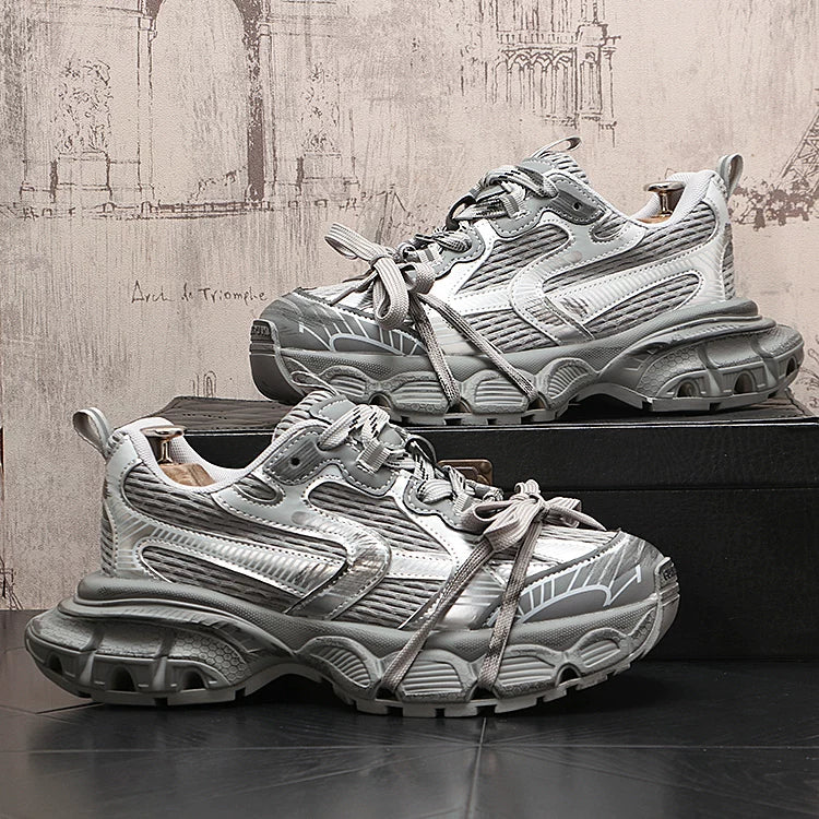 Men's 2026 New Height-Increasing Mesh Athletic Casual Trendy Dad Shoes