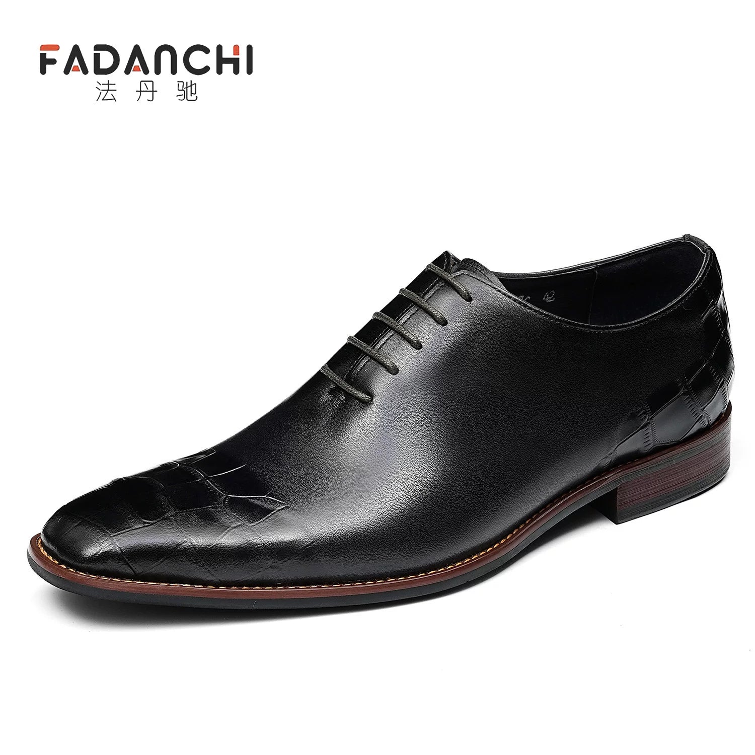 Men's Genuine Leather Leather Shoes, Breathable, Business