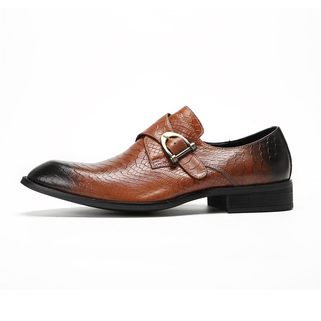 Men's Brown Leather Dress Shoes – Business, Wedding