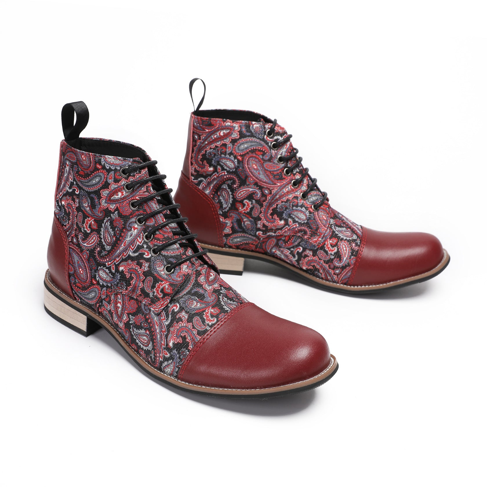 Men's Leather Martin Boots – Platform, British Style