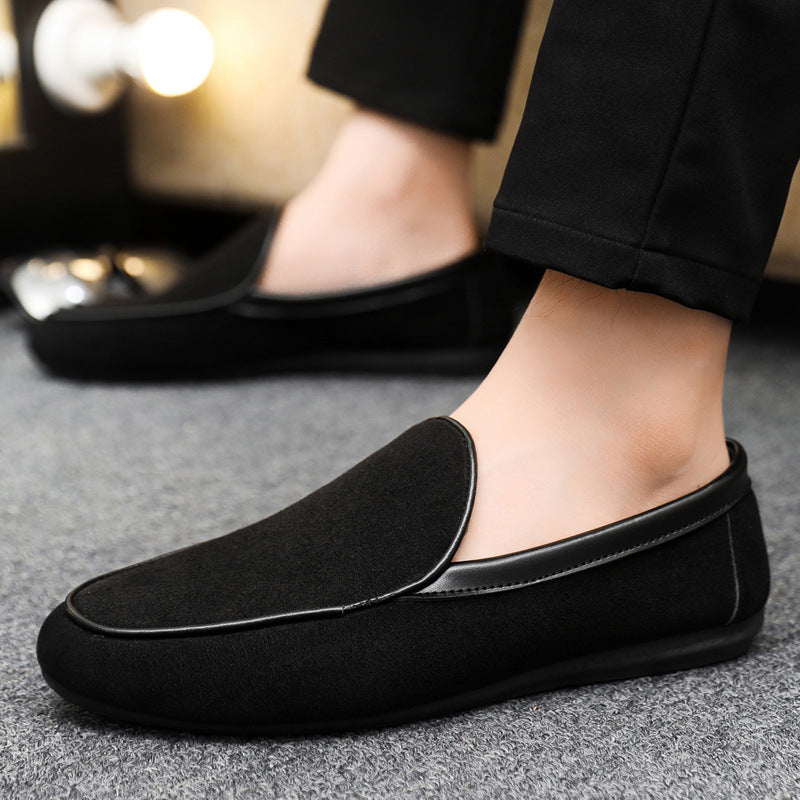 Spring autum social casual shoes trendy shoes beanie shoes men's lazy shoes loafers slip-on men's sh 5