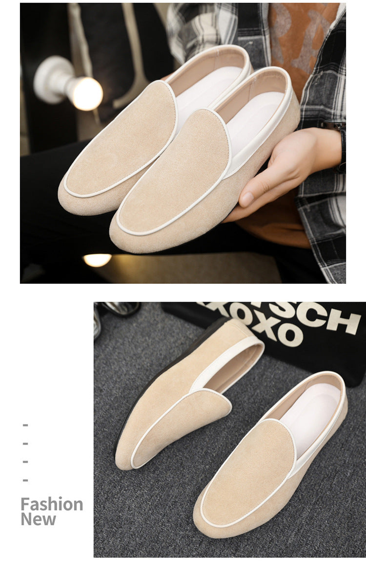 Spring autum social casual shoes trendy shoes beanie shoes men's lazy shoes loafers slip-on men's sh 18
