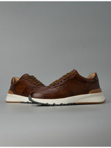 Fashion no. 2 guangzhou thick soleretroclassy handmade shoes genuine leather first layer cowhide argan shoes sports men's trendy shoes