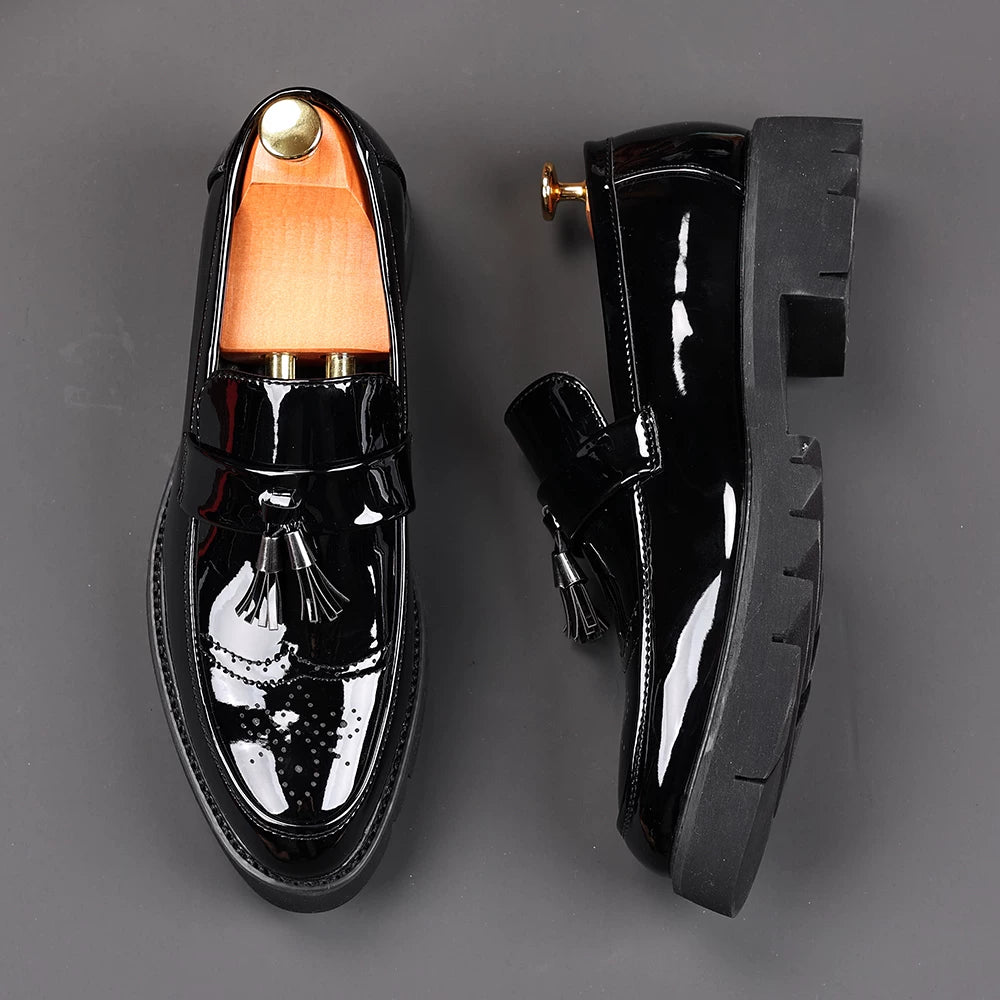 Men's Loafers, Height Increasing, Thick Sole