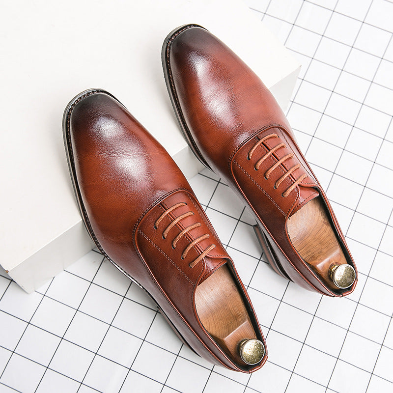 2026 cheap new spring/summer formal leather shoes business casual men's shoes youth comfortable