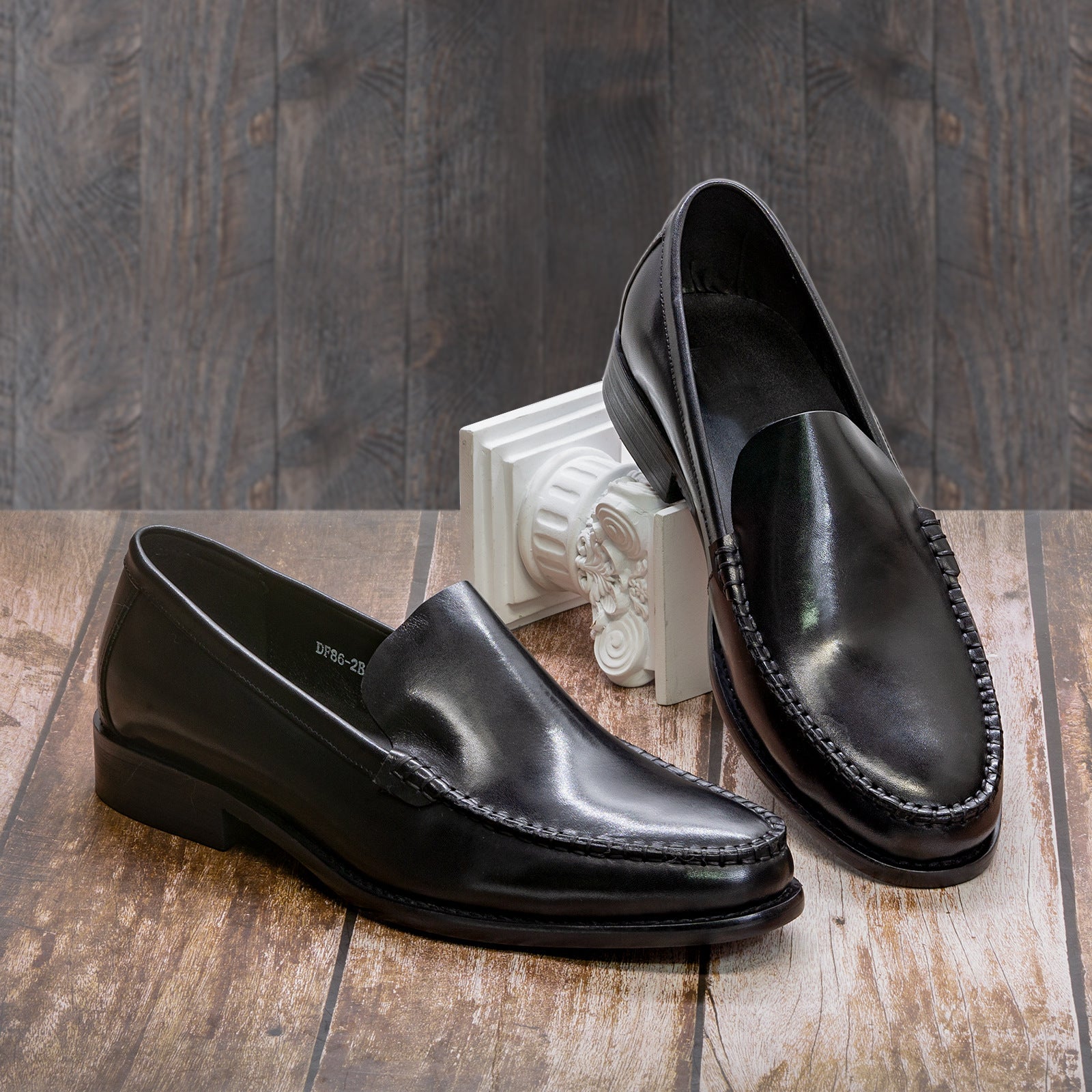 Men's Leather Shoes Leather Custom New Slip-on Leather Shoes Men Gentleman Business Casual Loafers Office Simplicity