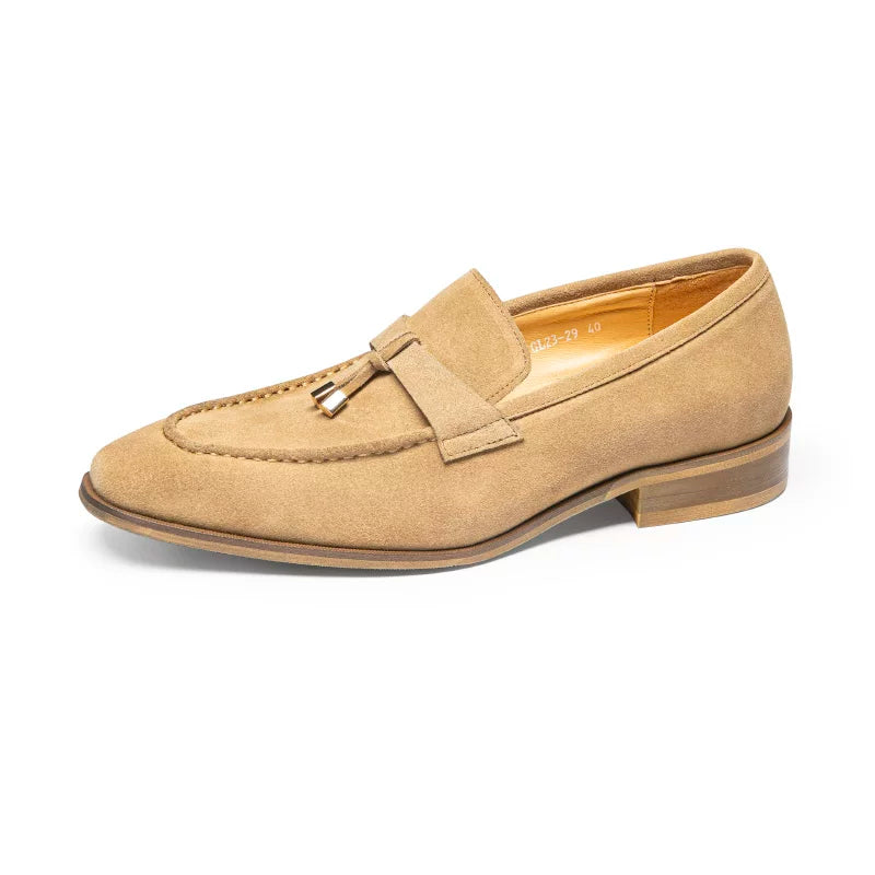 Men's Genuine Leather Loafers, Breathable, Slip-On
