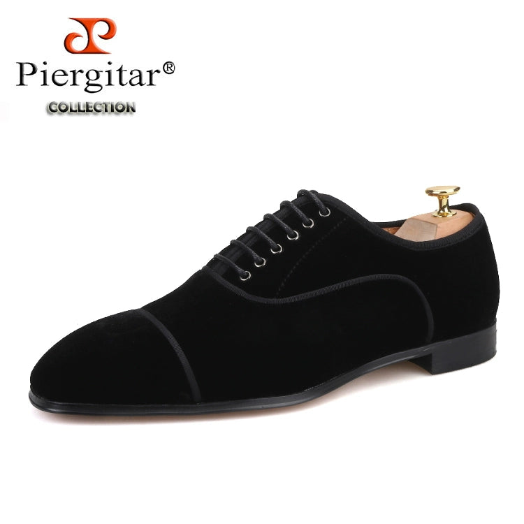 British style wedding banquet men's lace-up loafers imported velvet loafers with suit dress shoes men's red-soled shoes