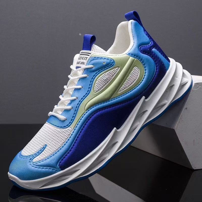 Men's shoes 2026 new fashion korean style round toe youth student running shoes casual men's athletic shoes
