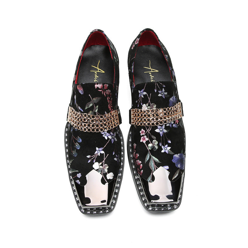 Men's Leather Derby Formal Shoes – Business, British Style – Style 16