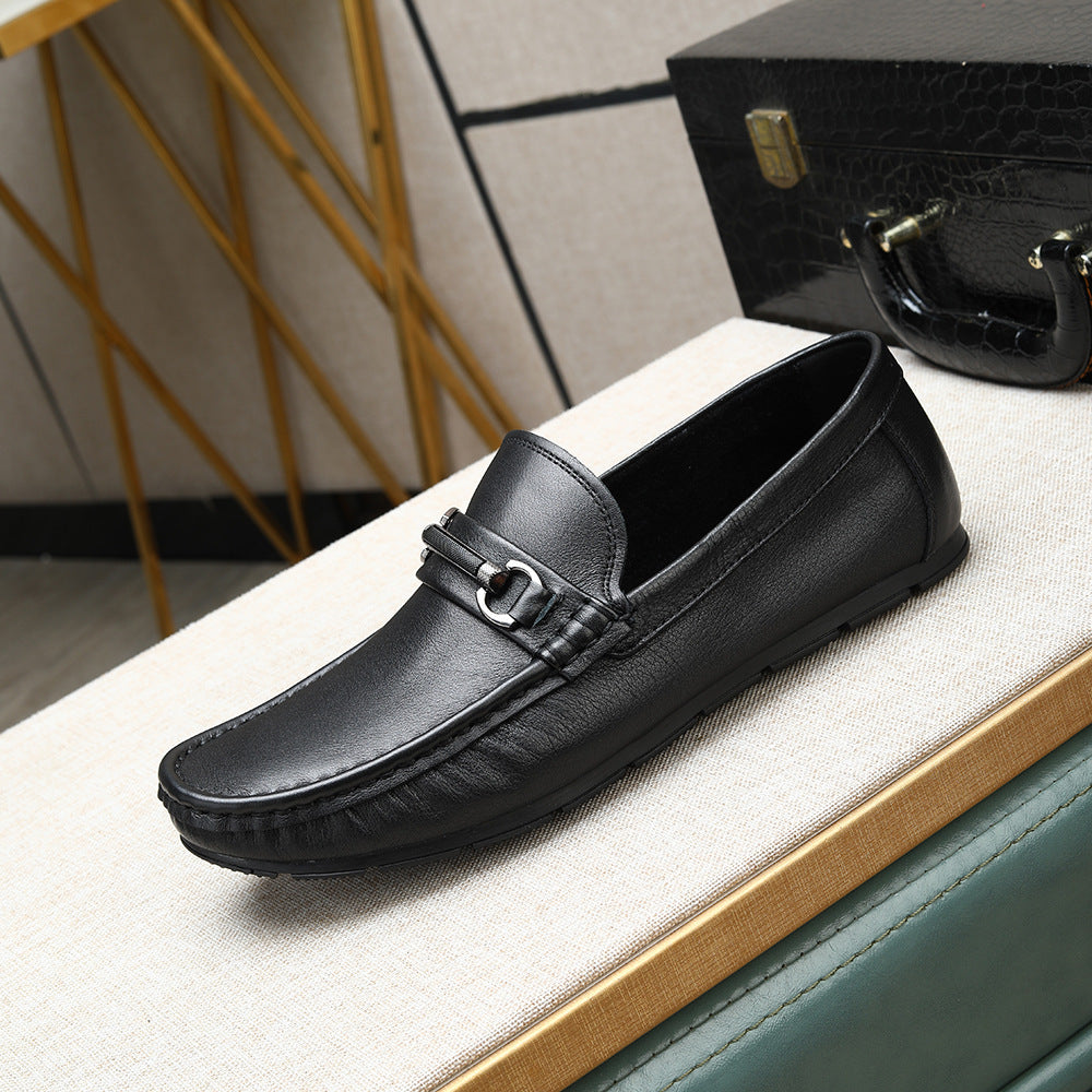 Value-for-money, ultra-soft, single-layer cowhide moccasins – new 2026 spring/summer collection. sli 9