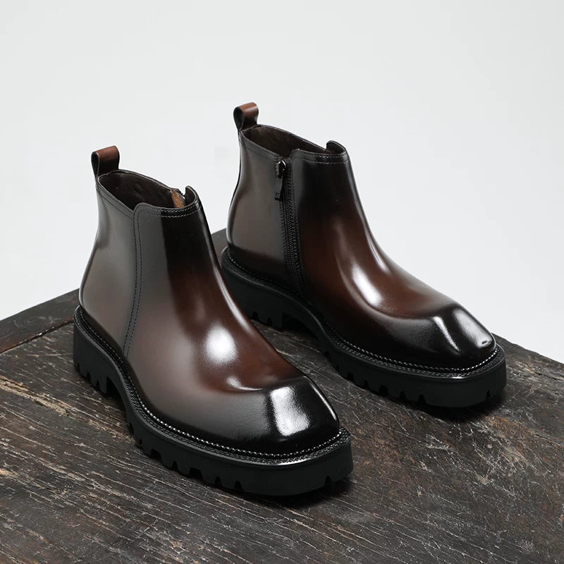 Men's Chelsea Boots, Height Increasing, Thick Sole