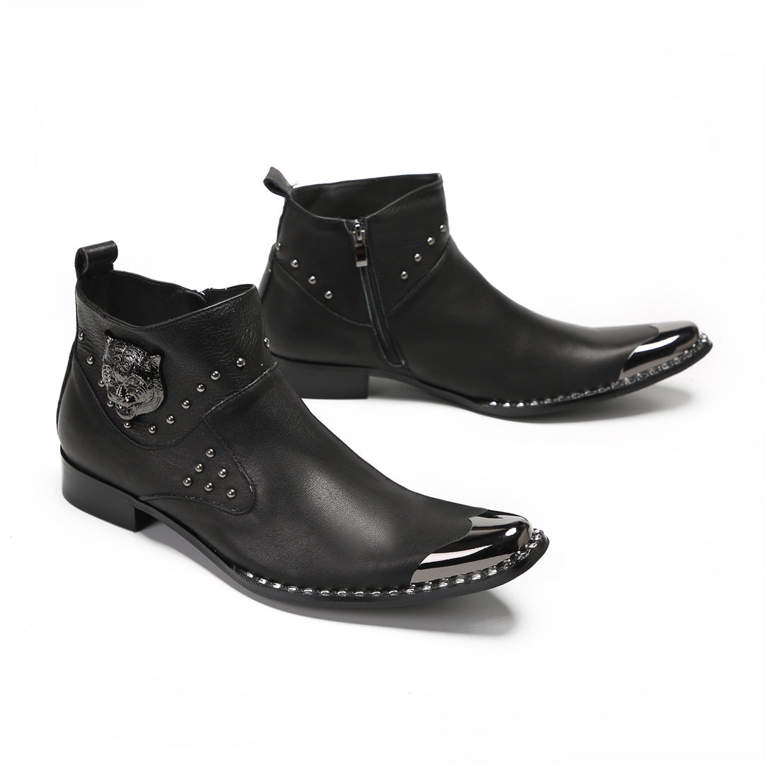 Men's Leather Chelsea Boots – Retro, British Style