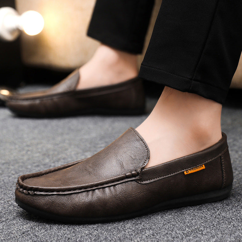 Spring autum social casual shoes trendy shoes beanie shoes men's lazy shoes loafers slip-on men's sh 2