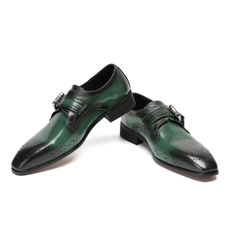 Men's Leather Oxford Formal Shoes – Business, Wedding – Style 54