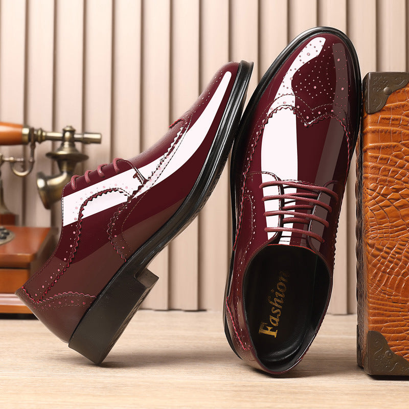 Spring autumnew arrival men's shoes business formal wear trendy pointed toe small leather shoes mene