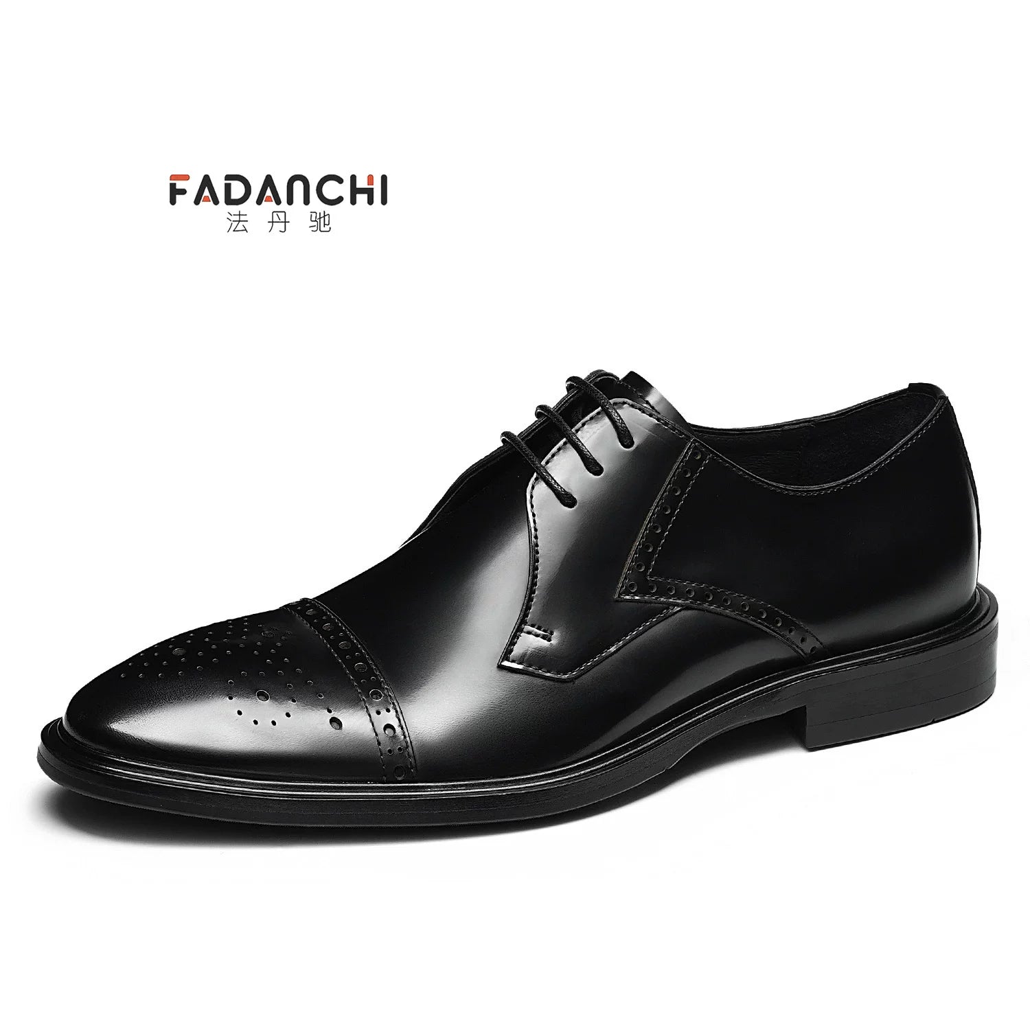 Men's Genuine Leather Derby Shoes, Business, Formal