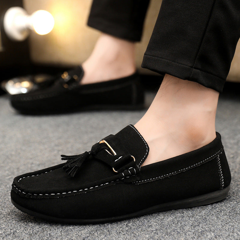 Spring autum social casual shoes trendy shoes beanie shoes men's lazy shoes loafers slip-on men's sh 2