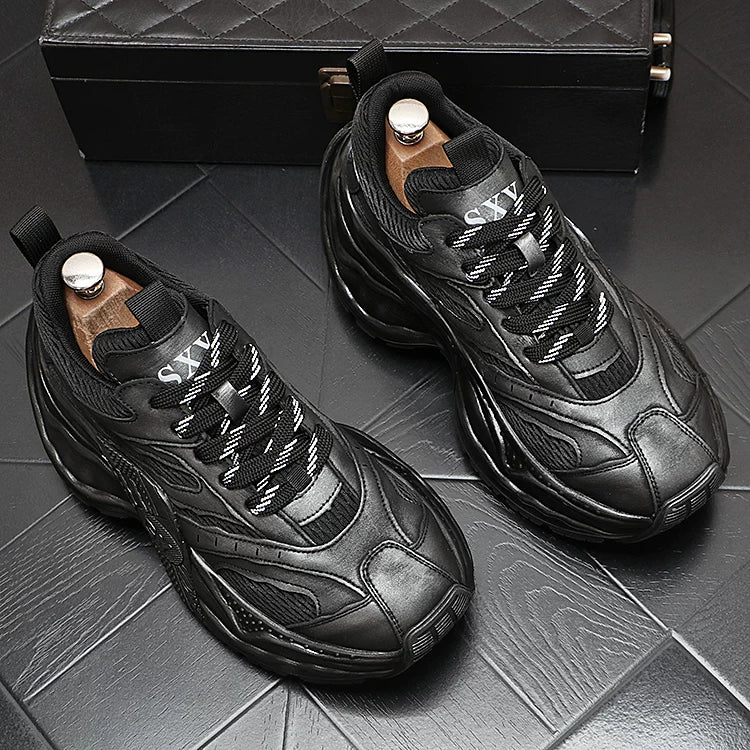 Men's Platform Low-Top Retro Chunky Dad Sneakers 2026