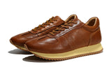Grandmaster brown european station men's shoes autumretrocasual shoes thick sole british style classyeasiest for match genuine leather agar shoes