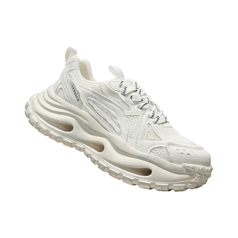 Men's Height-Increasing Platform Breathable Mesh Retro Chunky Dad Sneakers