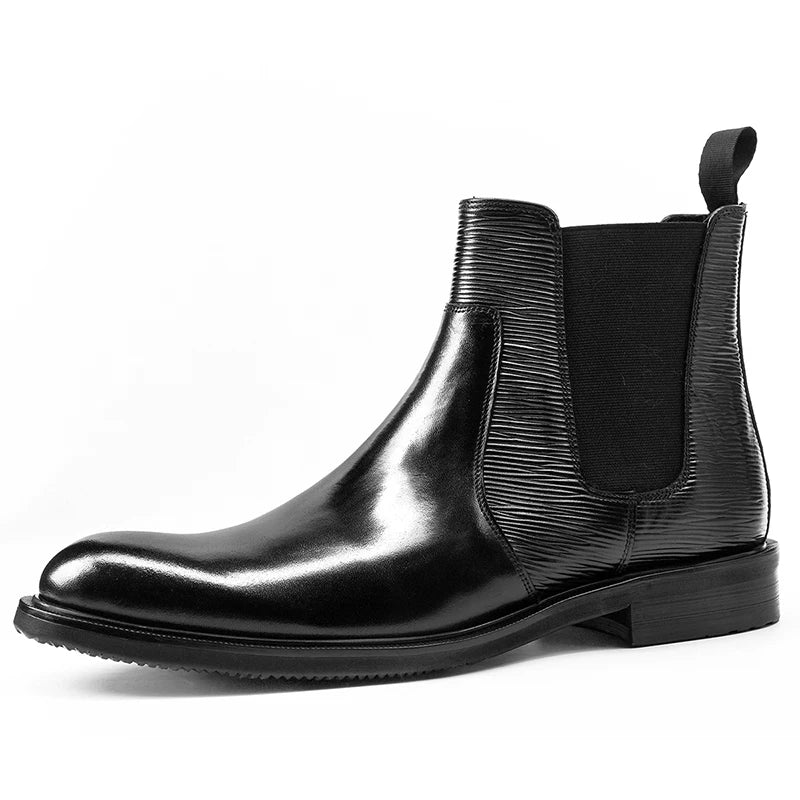 Men's Genuine Leather Martin Boots, British Style