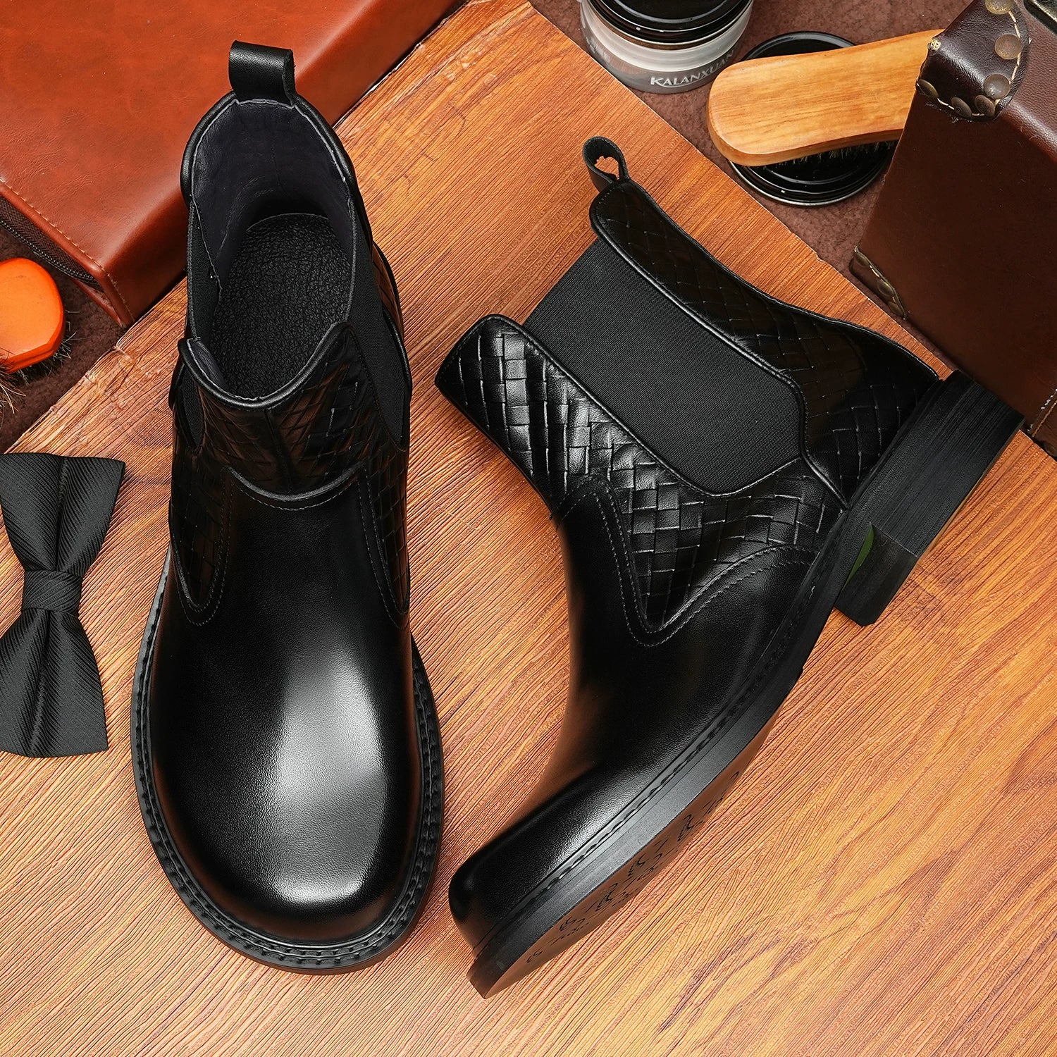 Men's Genuine Leather Martin Boots, British Style