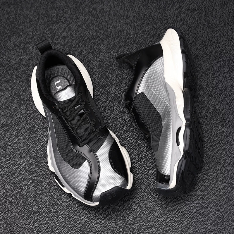 Men's Chunky Sneakers, Height Increasing, Breathable