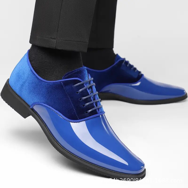 Men's formal business leather shoes - lightweight, trendy casual shoes - british style, versatile pa