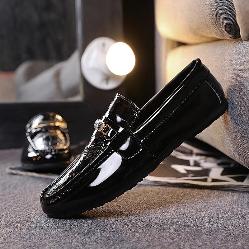 2026 summereasiest for matchmen loafers men's social korean style lazy casual shoes hairstylist brigh