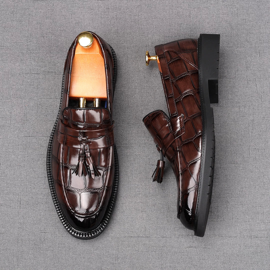 Men's Loafers, Height Increasing, Slip-On