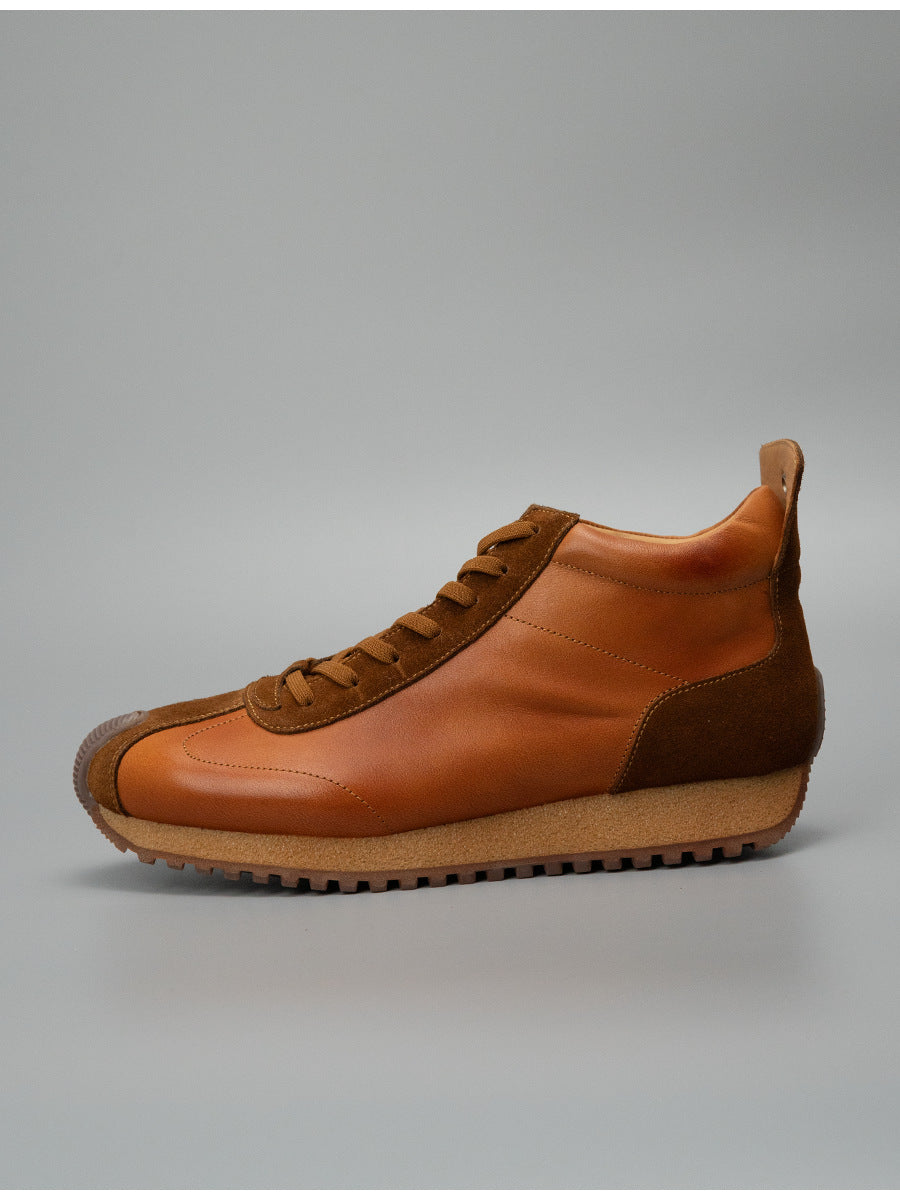 Sitao european station 2026 new arrivalretrocasual style easiest for matchtrendy shoesmen cowhide casual mid-top forrest gump shoes