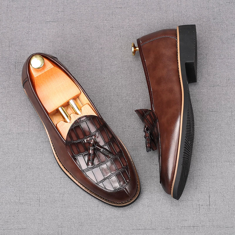 Men's Loafers, Height Increasing, Slip-On