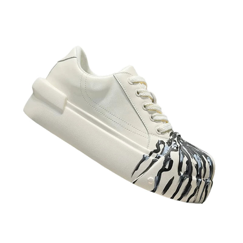 Men's Height-Increasing Platform Shell-Toe Skate Shoes 2026 Summer New