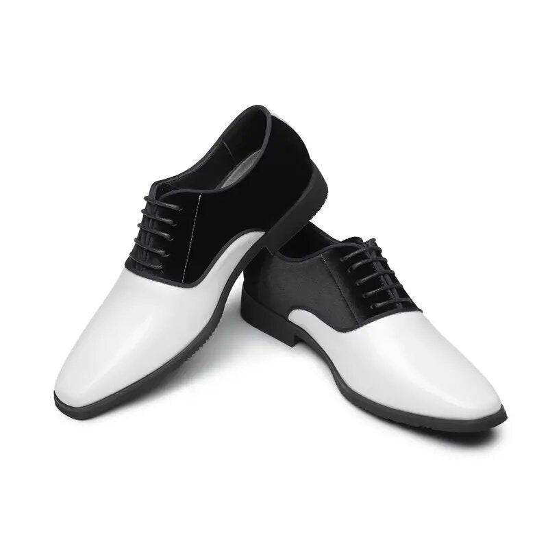 Men's formal business leather shoes - lightweight, trendy casual shoes - british style, versatile pa