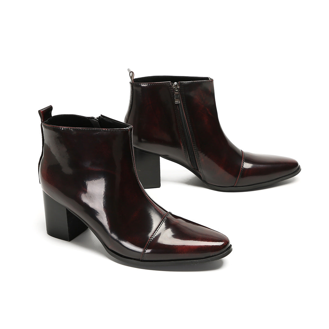 Men's Leather Chelsea Boots – Business, Handmade – Style 50