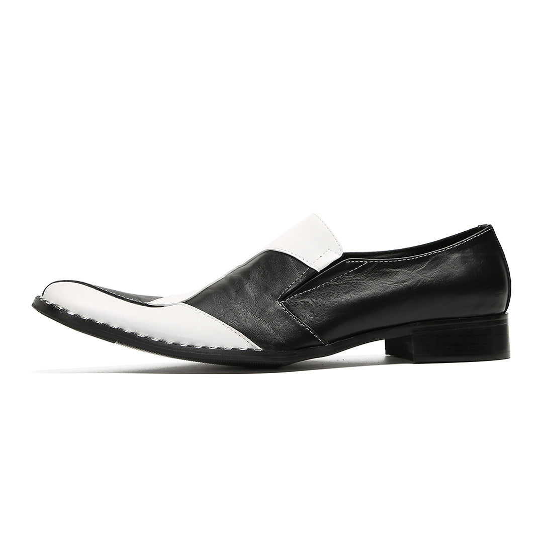 Men's Leather Oxford Formal Shoes – Pointed Toe, Business – Style 76