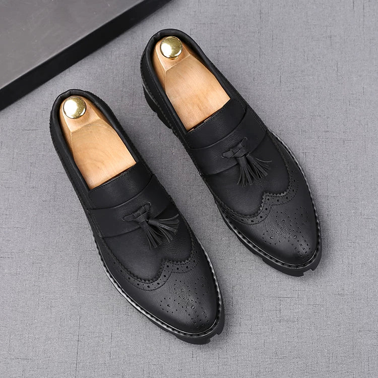 Men's Loafers, Height Increasing, Thick Sole