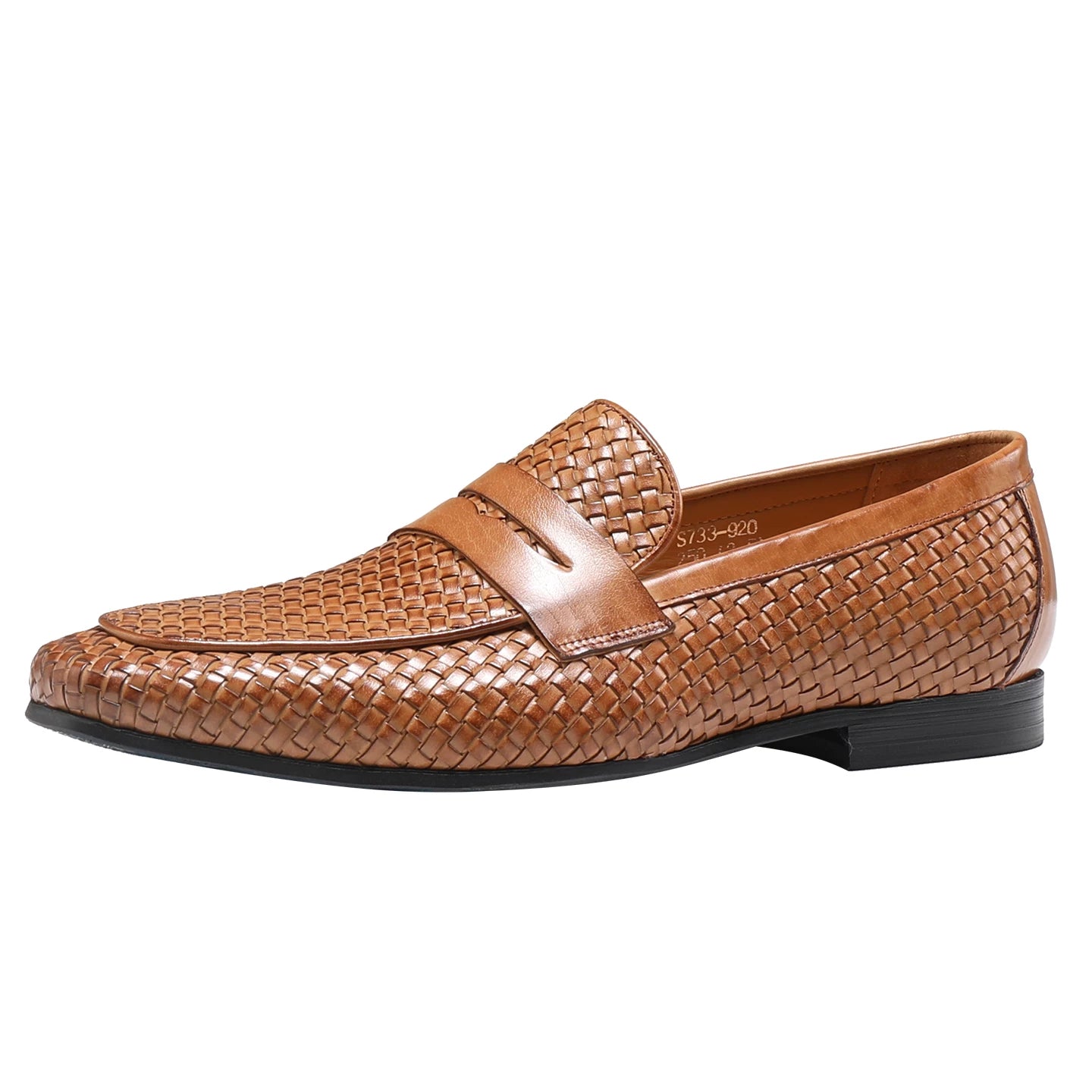 Men's Genuine Leather Loafers, Breathable, Square Toe