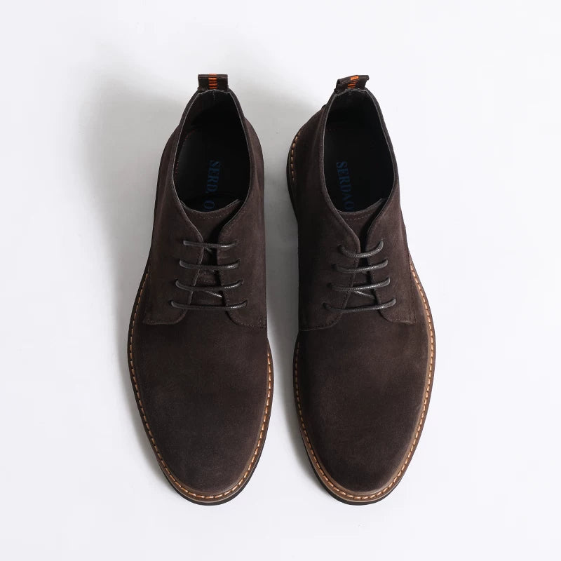 Men's Genuine Leather Martin Boots, British Style, Business